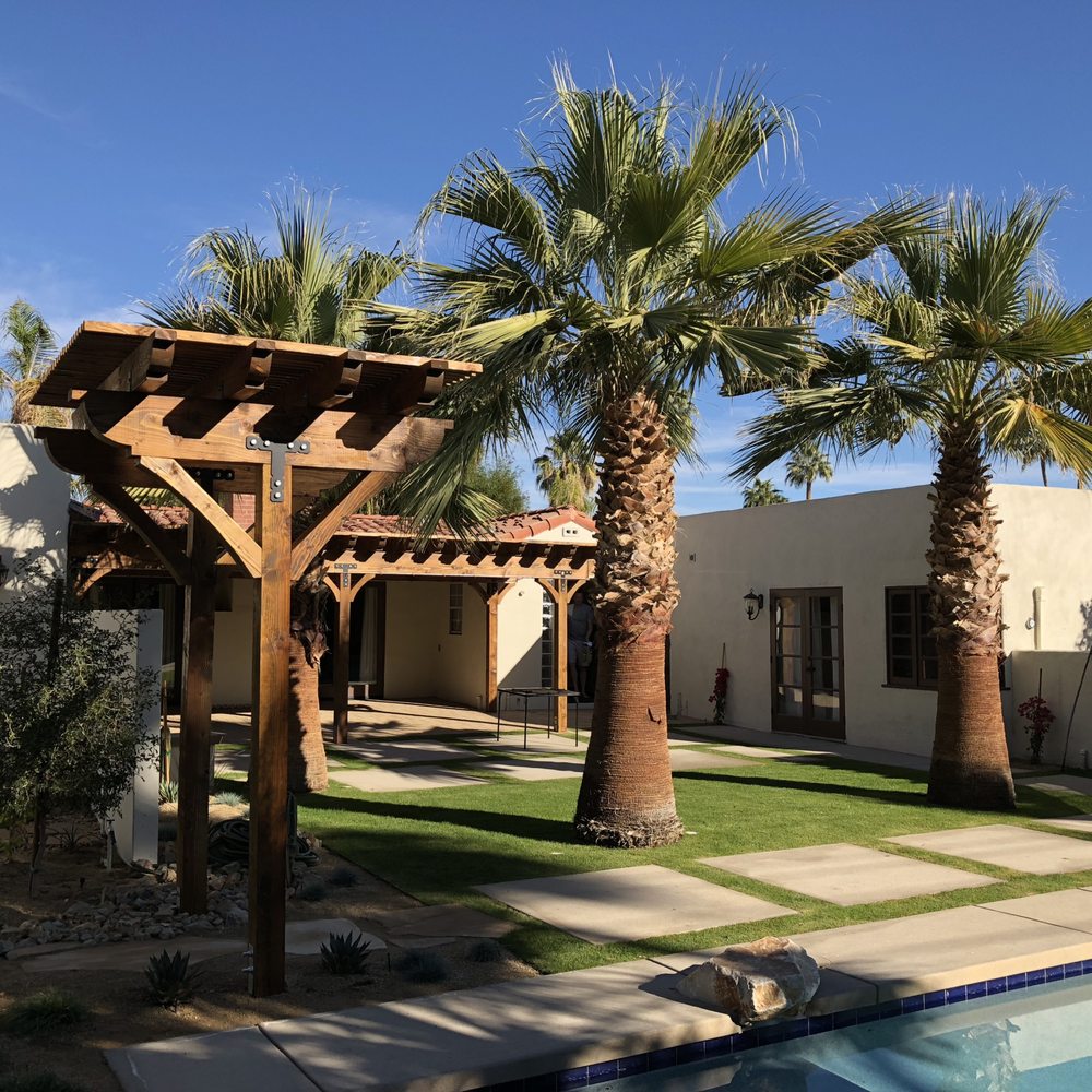 Quality Green Landscaping - Woodwork (trellis) and new trees - Landscaping Near Me Quality Green Landscaping - Woodwork (trellis) and new trees - Landscaping Near Me