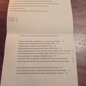 Elske - Menu 3/2017 - Scandinavian Near Me - Chicago, Illinois