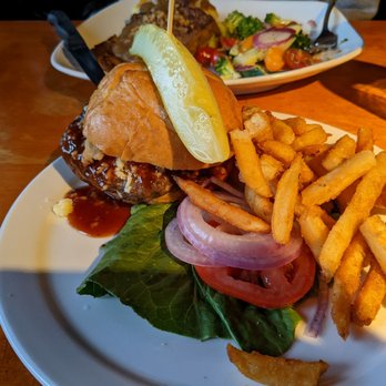 Randi's Grill & Pub - Randi Burger (Jameson BBQ sauce and Irish cheddar cheese) - Delicious if you like the strong, sour taste of the Irish cheddar - Irish Pub Near Me - Winter Park, Colorado Randi's Grill & Pub - Randi Burger (Jameson BBQ sauce and Irish cheddar cheese) - Delicious if you like the strong, sour taste of the Irish cheddar - Irish Pub Near Me - Winter Park, Colorado