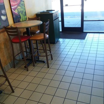 Subway - a table and chairs in a restaurant - Sandwiches Near Me - Sumter, South Carolina