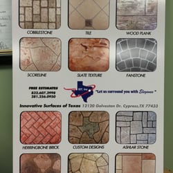 Innovative Surfaces of Texas, Houston - Various patterns