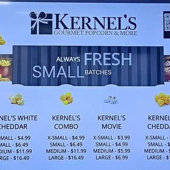 Kernels Gourmet - Very fair prices for the amount of popcorn you get! - Candy Stores Near Me - Sycamore, Illinois Kernels Gourmet - Very fair prices for the amount of popcorn you get! - Candy Stores Near Me - Sycamore, Illinois