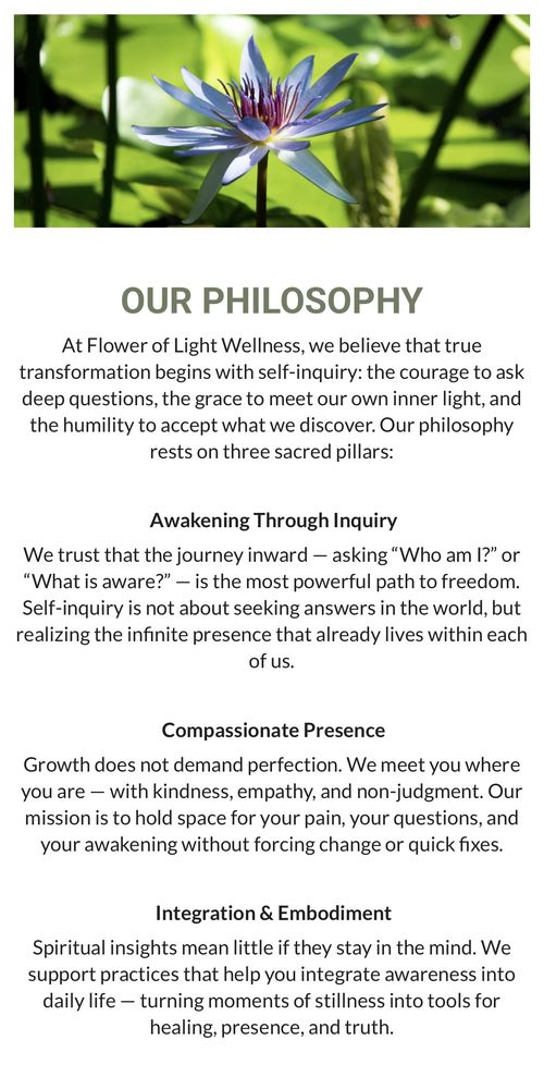 Flower Of Light Wellness Logo