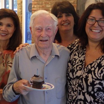 Thomas Dental Care - One of our beloved patients celebrating his 100th birthday at our office. Part of our family. - Oral Surgeons Near Me - Davis, California