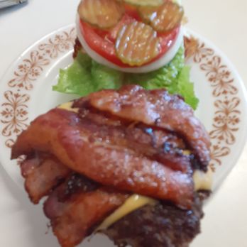 Coney Island Cafe - Bacon burger.. - American Near Me - Huron, South Dakota