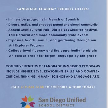 The Language Academy - Elementary Schools Near Me - San Diego, California The Language Academy - Elementary Schools Near Me - San Diego, California