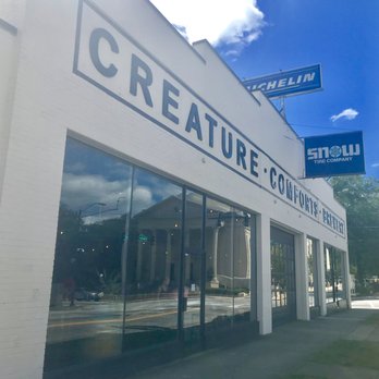 Creature Comforts Brewing - Outside - old Michelin Tire building! - Breweries Near Me - Athens, Georgia