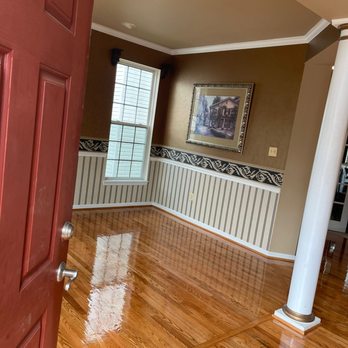 BR Flooring - Sand and finish and stain  red  oak with 3 coats of commercial grade polyurethane - Flooring Near Me