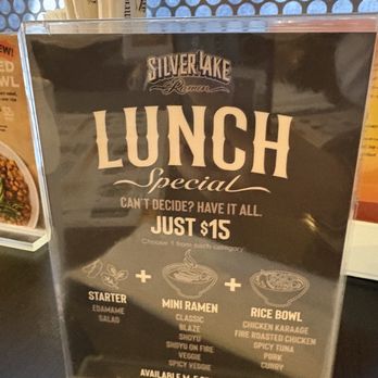 Silverlake Ramen - Lunch special - Ramen Near Me - South Pasadena, California