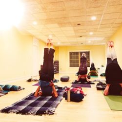Jai Yoga Center - Getting a new perspective on life with shoulder stand. ((Bonus: puts body in antigravity mode for healing))