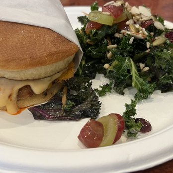 Rize kitchen - The sunrise  sandwich, with kale salad - Breakfast & Brunch Near Me