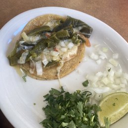 Rajas Con Queso Taco