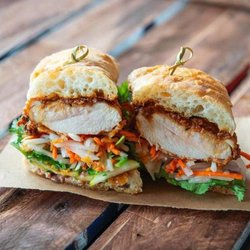 Banh Mi Stop - Crispy Chicken Banh Mi Sandwich