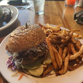 Chelsea's Kitchen - Crispy chicken sandwich + seasoned fries - New American Near Me - Phoenix, Arizona Chelsea's Kitchen - Crispy chicken sandwich + seasoned fries - New American Near Me - Phoenix, Arizona