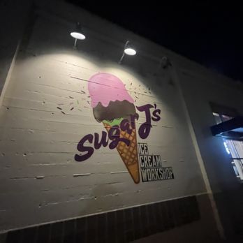 Sugar J's Ice Cream Workshop - Outside logo - Ice Cream & Frozen Yogurt Near Me - Corvallis, Oregon