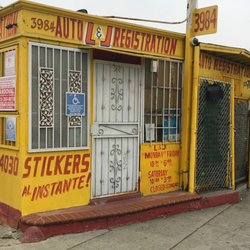 L & J Auto Registration - East Los Angeles version of Trump Tower. The thriving hub of the local business community.