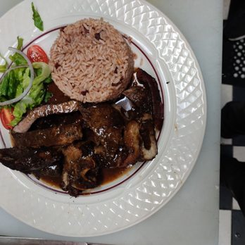 Tequila - Jerk pork with rice & peas - Bars Near Me - Bridgeport, Connecticut