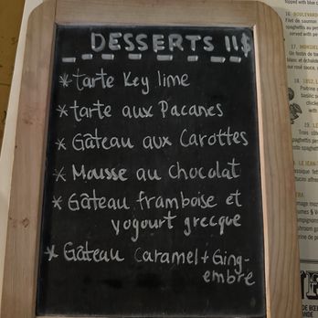 L'Usine de Spaghetti - Desert menu - Italian Near Me - Montreal, Quebec L'Usine de Spaghetti - Desert menu - Italian Near Me - Montreal, Quebec