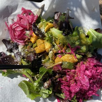 Petiscos - Delicious veggie taco salad! So big, good price and amazing dressing. - Tacos Near Me - Claremont, California Petiscos - Delicious veggie taco salad! So big, good price and amazing dressing. - Tacos Near Me - Claremont, California