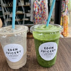 The Garden of Eden Juicery and Cafe - Peanut Butter Fat Blast and The Classic