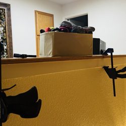 Mattress Factory Outlet - The oak trim was ripped away from the landing molding