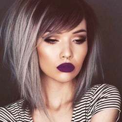 Davidz Hair Designz - Sexy pale lavender layered Bib