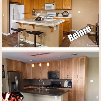 Y9 Construction - Our kitchen before and after - General Contractors Near Me - San Diego, California