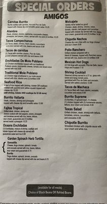 Menu photo 4 Los Amigos New Castle, PA