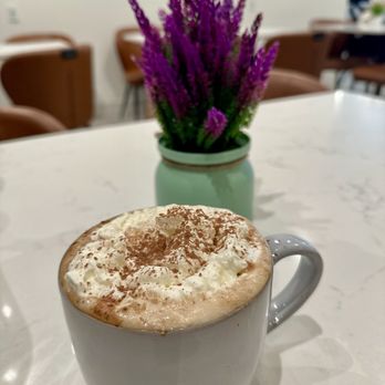The Coffee Class - My hot latte-delicious dark chocolate espresso with amaretto cloud cream - Coffee & Tea Near Me - Las Vegas, Nevada The Coffee Class - My hot latte-delicious dark chocolate espresso with amaretto cloud cream - Coffee & Tea Near Me - Las Vegas, Nevada