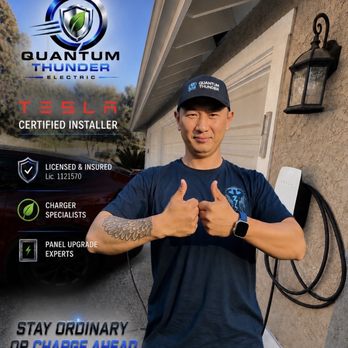 Quantum Thunder Electric - Owner of Quantum Thunder Electric - providing reliable EV charger installations and professional electrical services. - Electricians Near Me - Woodland Hills , California Quantum Thunder Electric - Owner of Quantum Thunder Electric - providing reliable EV charger installations and professional electrical services. - Electricians Near Me - Woodland Hills , California