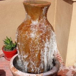 Fountain partially frozen this winter Brrr... :-)