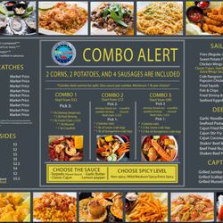 The Submarine Crab - Menu as of 8/13/2025