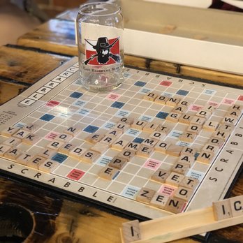 East Regiment Beer Company - Scrabble inside the beer company - Brewpubs Near Me - Salem, Massachusetts