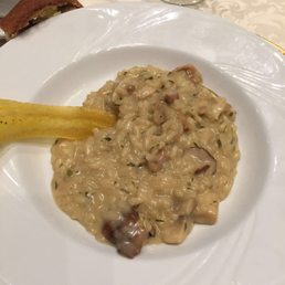 Mushroom risotto ( very delicious, lots of mushrooms)