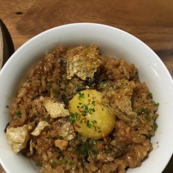 Toyo Eatery - sticky rice, egg, chicharon, and dried tuna roe - Filipino Near Me - Makati, NCR