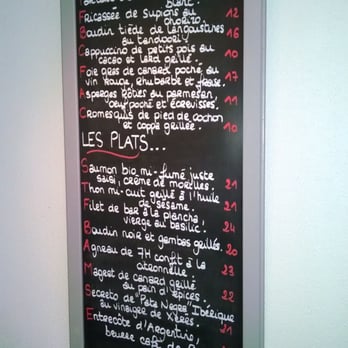 Le Jeroboam - La Carte for 6/24/15 Le Jeroboam - French Near Me - Paris, 75