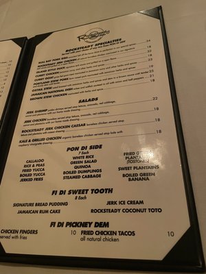 Menu photo 1 Rocksteady Jamaican Bistro Boca Raton, FL
