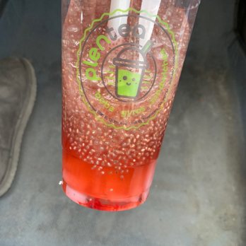 Plentea - Dragon fruit tea with jelly and chia seed. Not fresh fruits at all as advertised in their yelp pic and it tasted like cheap syrum - Bubble Tea Near Me - Thornton, Colorado Plentea - Dragon fruit tea with jelly and chia seed. Not fresh fruits at all as advertised in their yelp pic and it tasted like cheap syrum - Bubble Tea Near Me - Thornton, Colorado