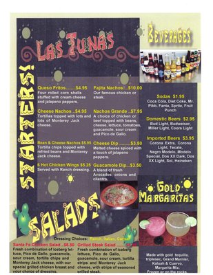 Menu photo 3 Las Tunas Mexican Restaurant Gloucester, VA