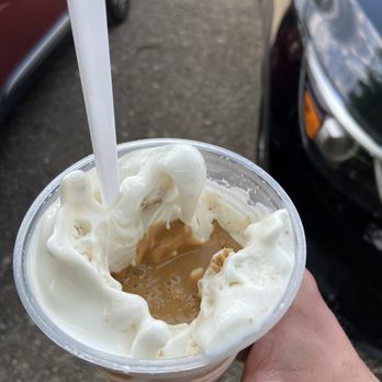 Rip Rap Shake Shack - This is before I took a bite. So shallow. - Ice Cream & Frozen Yogurt Near Me - Huber Heights, Ohio Rip Rap Shake Shack - This is before I took a bite. So shallow. - Ice Cream & Frozen Yogurt Near Me - Huber Heights, Ohio