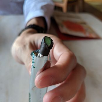 Mariposa - Complimentary chocolate mint stick - New American Near Me - Honolulu, Hawaii
