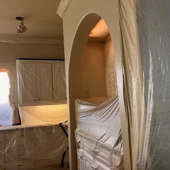 Silva Valley Construction - Can lights pulled down and covered in order to paint all areas. - General Contractors Near Me - Sacramento, California Silva Valley Construction - Can lights pulled down and covered in order to paint all areas. - General Contractors Near Me - Sacramento, California
