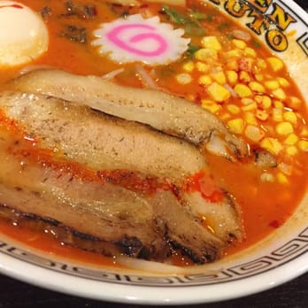 Ramen Naruto - Spicy miso with corn and a soft boiled egg. - Ramen Near Me - Azusa, California
