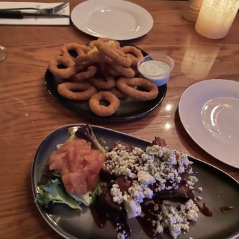 Kennedy's Cove - Pork belly and fried calamari - Steakhouses Near Me - Clarence, New York Kennedy's Cove - Pork belly and fried calamari - Steakhouses Near Me - Clarence, New York