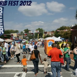 Rock n' Rib Fest 2012 - And this was only1 hour after the event opened.