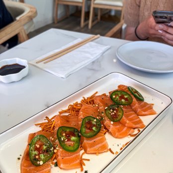 Sushi Nori - Salmon Carpaccio - Sushi Bars Near Me - Seattle, Washington Sushi Nori - Salmon Carpaccio - Sushi Bars Near Me - Seattle, Washington