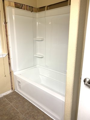 New Bathtub - We can give your bathroom a fresh look