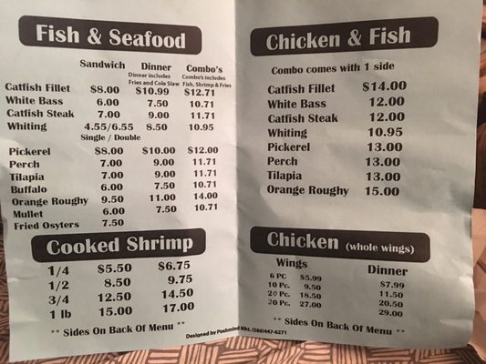 Menu photo 3 Fisherman's Net Inkster, MI