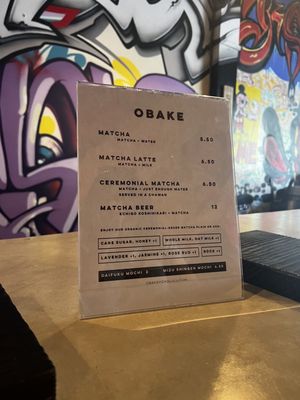 Menu photo 4 Obake Honolulu, HI