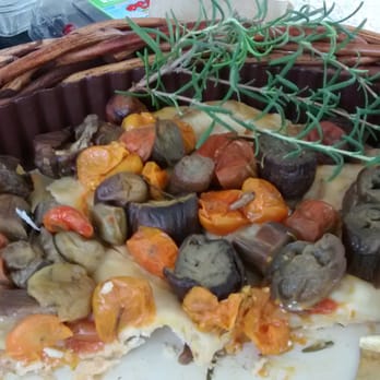 Country Garden Bakery - a slice of vegetable pizza - Desserts Near Me - Tampa, Florida